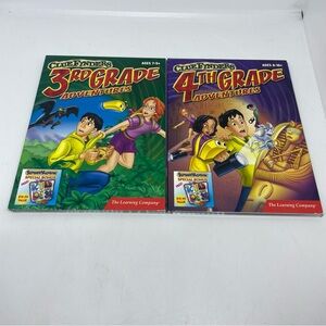 ClueFinders 3rd & 4th Grade Adventures Set - Colorful Educational CD-ROM